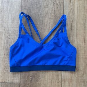 Nike Royal Blue Double-Strap Sports Bra size large